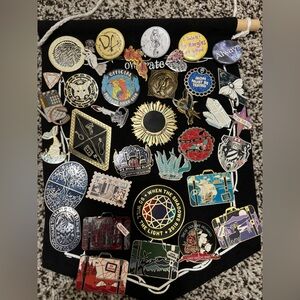 Assorted Enamel Pins Collection